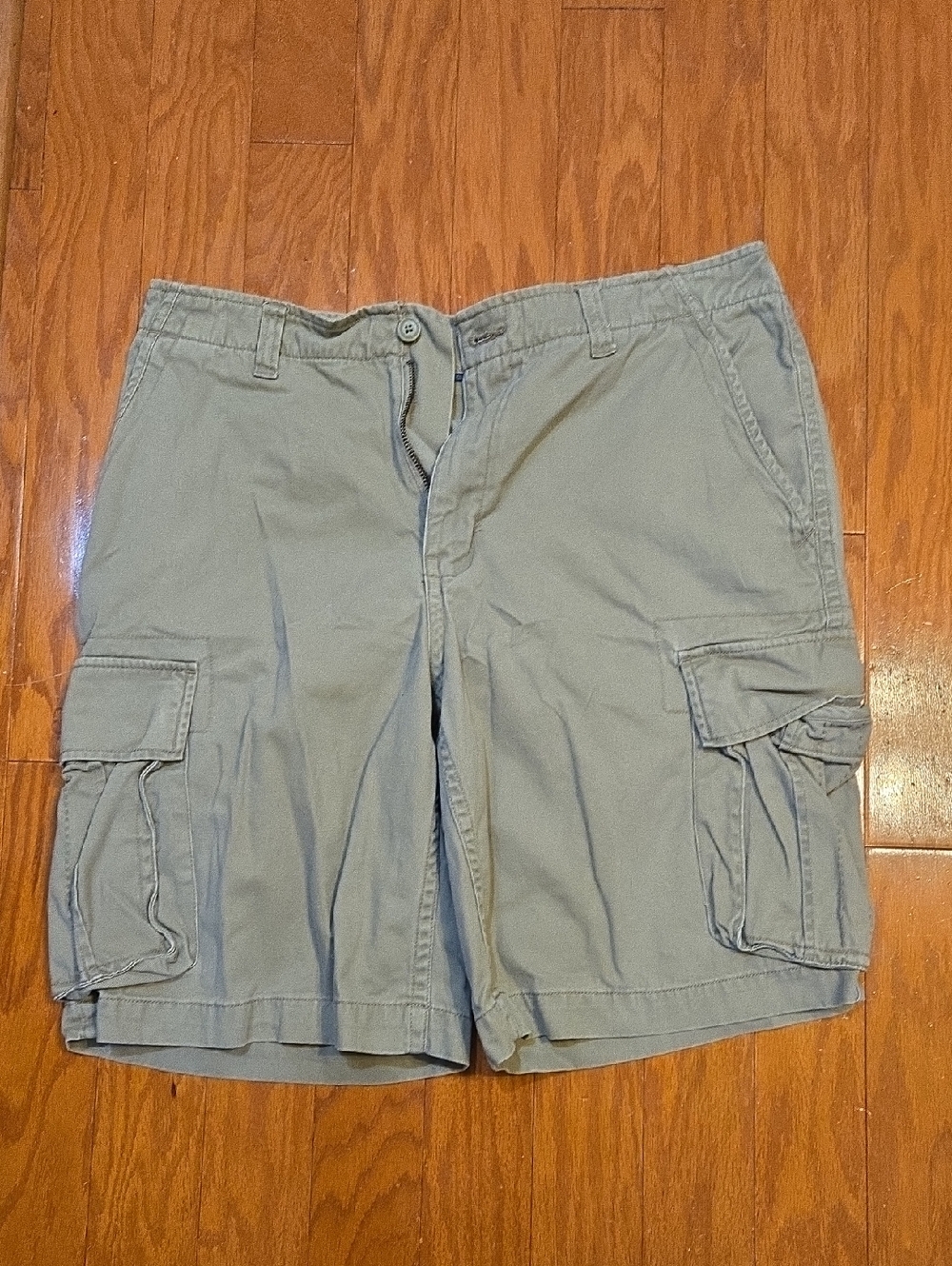 Faded Glory Men's Cargo Shorts Sand Khaki Size 34